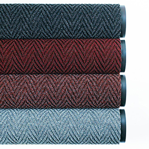 Schmutzfangmatte mit antistatischen Polypropylenfasern auf Vinylrücken