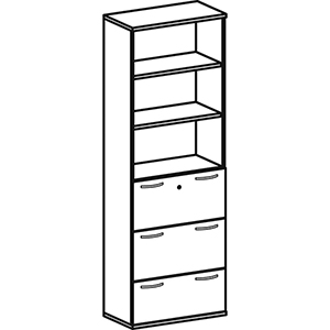 Schrankregal, Regalschrank