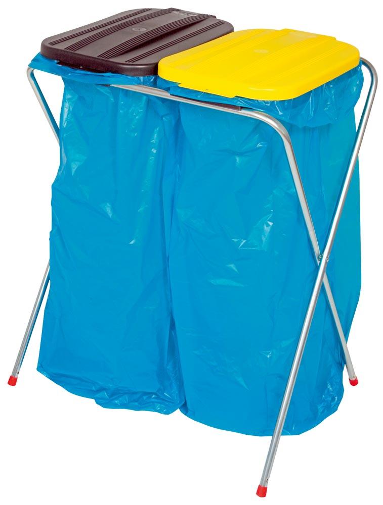 Müllsackständer für 2 x 120-l-Müllsäcke