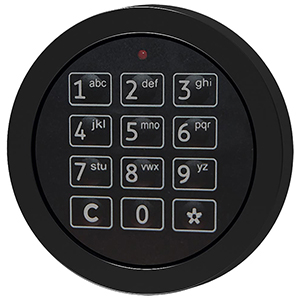 Elektronsiches Zahlenschloss mit Notöffung über Schlüssel