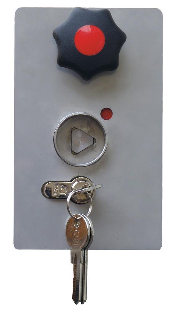 Schlosskasten mit Profilzylinder und Feuerwehrdreikant