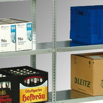 Fachbodenregal - Grundregal - 250 kg - 3.000 x 1.285 x 400 mm (HxBxT) - Schraubregal RUDI