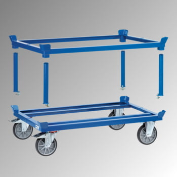 Aufsatzrahmen für FETRA - Palettenfahrgestelle - 1.200 kg - (BxT) 800 x 1.200 mm - Höhe 140 mm