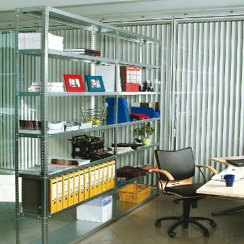 Fachbodenregal - Grundregal - 250 kg - 3.000 x 1.285 x 400 mm (HxBxT) - Schraubregal RUDI