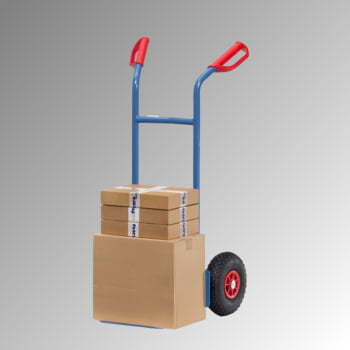 Fetra - Sackkarre, Stahlrohrkarre - 200 kg - Schaufel 320 x 250 mm (BxT) - Luftbereifung