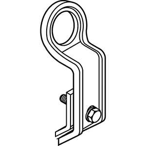 Kranaufhängung für den Leertransport