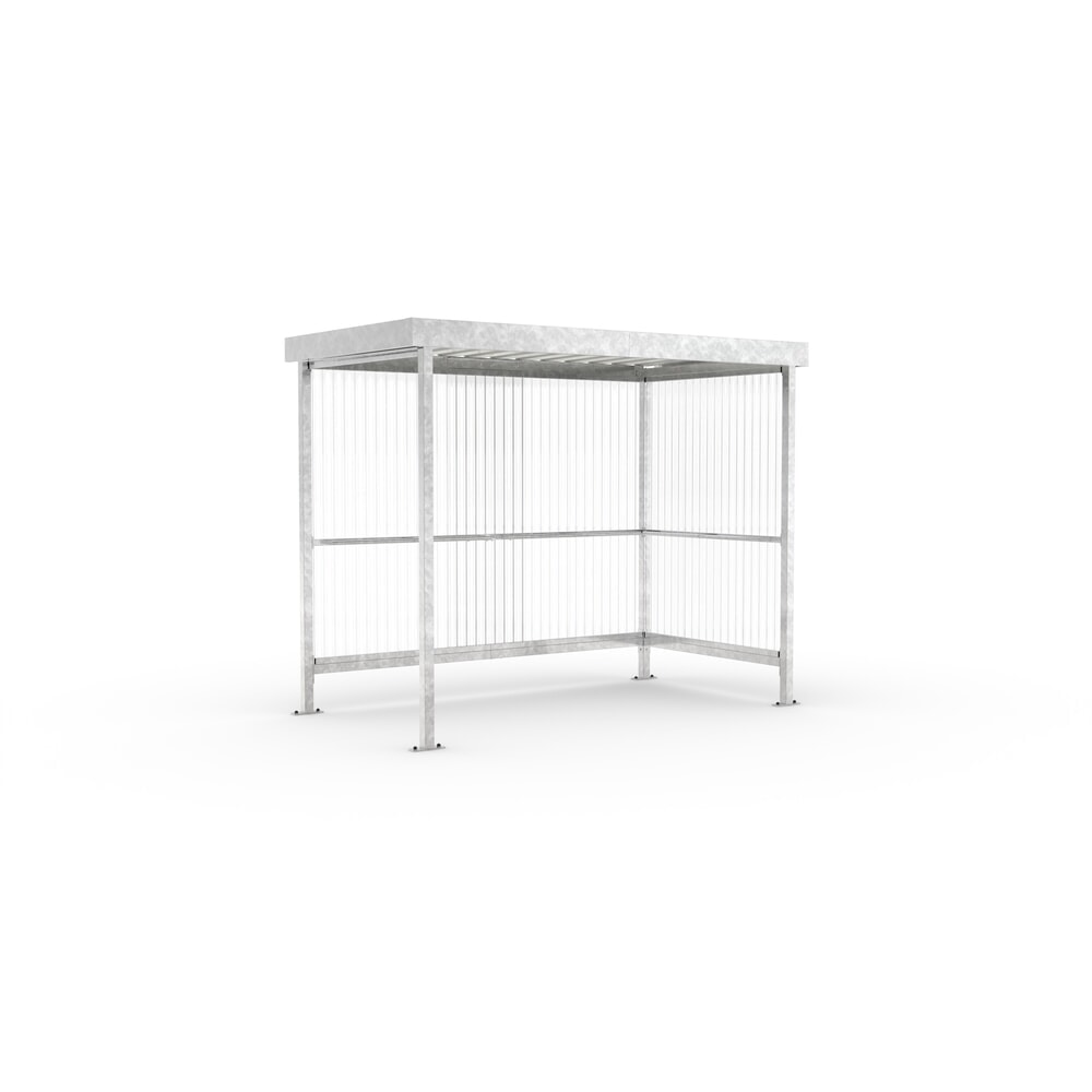 Raucherunterstand, Fahrradunterstand, Raucherecke