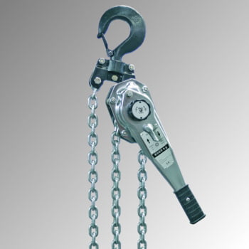 Hebelzug verchromt - Tragkraft 800 kg - Hub 1,5 m - Bauhöhe 320 mm