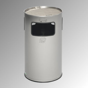 Kombiascher, Abfalleimer mit Ascher