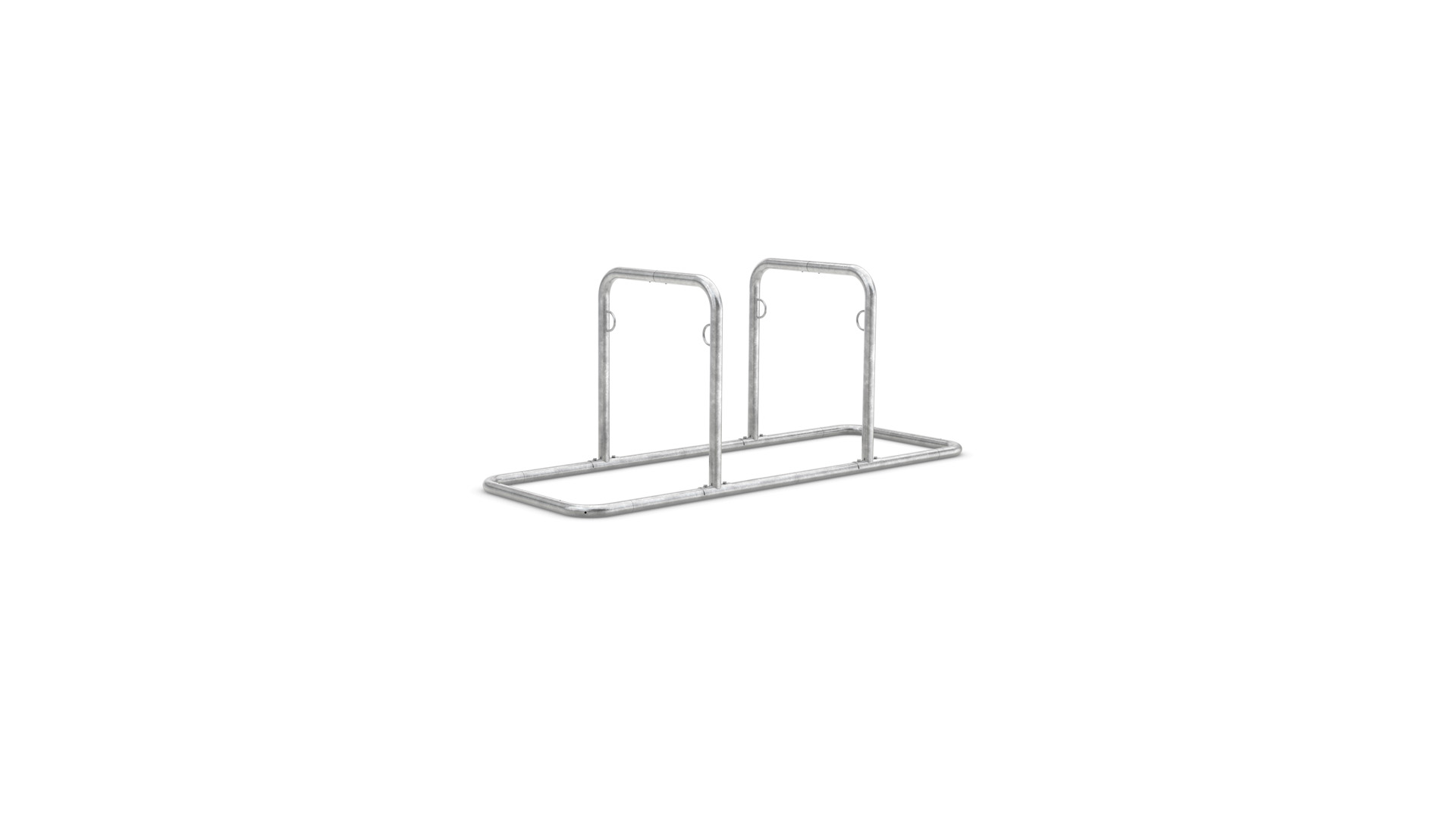 Fahrradbügel, Anlehnbügel - für 4 Fahrräder - Breite: 217 cm - verzinkt