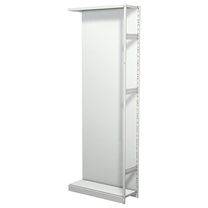 Aktenregal, Büroregal- Steckregal mit Rückwand