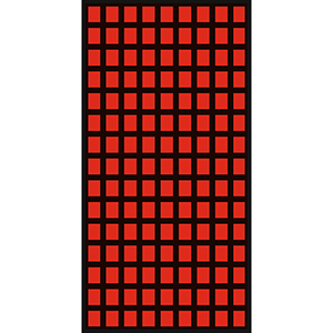 Wandregal mit Sichtlagerkästen