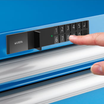 Lista Schubladenschrank - 14.256.020 - 850x564x572 mm (HxBxT) - 5 Schubladen - 75 kg - Key Lock - lichtgrau (RAL 7035)