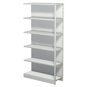 Aktenregal, Büroregal - Steckregal mit Rückwand