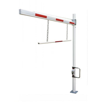Schwenkbare Höhenbegrenzung für Parkplätze und Einfahrten