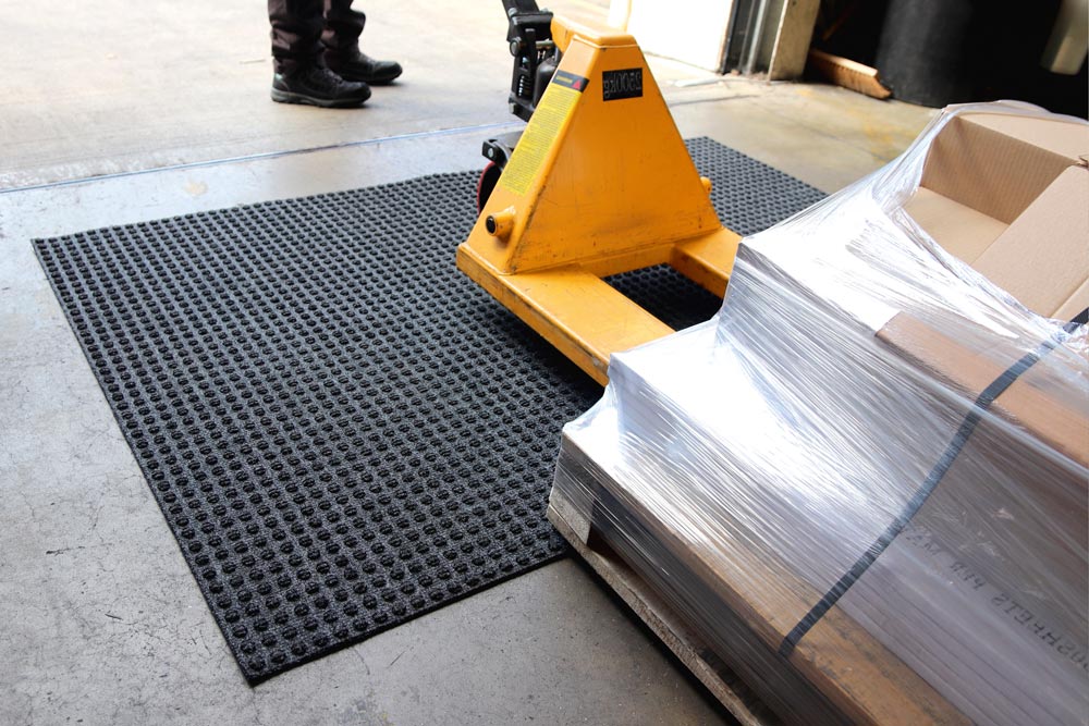 Schmutzfangmatte für Gabelstapler