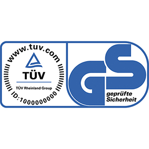 Arbeitsstuhl, Arbeitsdrehstuhl mit autom. Gewichtregulierung, Sitz Stoff schwarz, Griffe grau, Gleiter, Sitz Höhe 450-600 mm