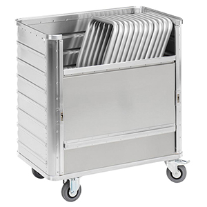 Alu-Kastenwagen mit halb absenkbarer Längswand