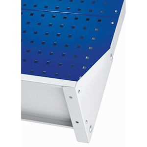 Systemständer, zur beidseitigen Bestückung, RAL 7035, BxTxH 1000x430x760 mm