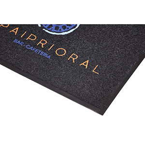 Logo-Eingangsmatte, freie Designgestaltung, Meterware, Breite 1350 mm (max. 18,3 m) (Bestellung 1 mtr = 1 Stück)
