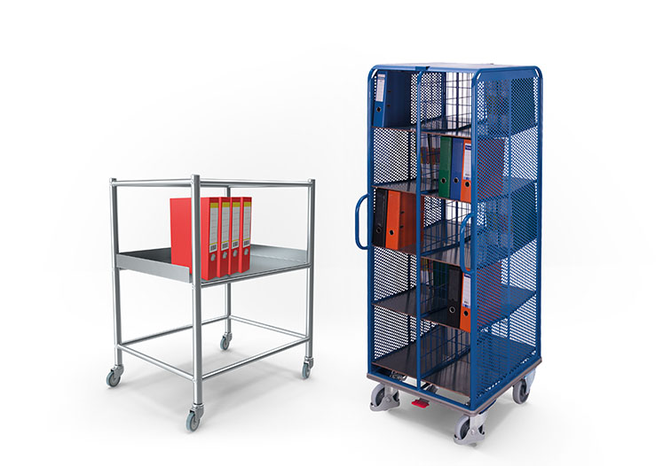 Post- und Aktenwagen