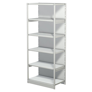 Aktenregal, Büroregal - Steckregal mit Rückwand