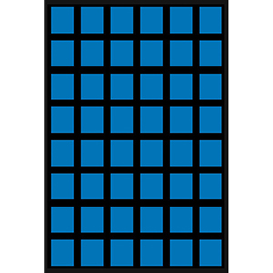 Wandregal mit Sichtlagerkästen