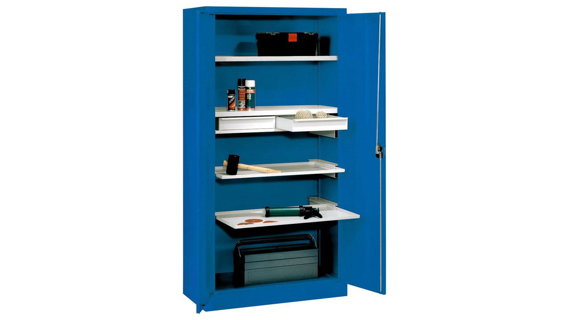 Stahlschrank, Vollblechtür