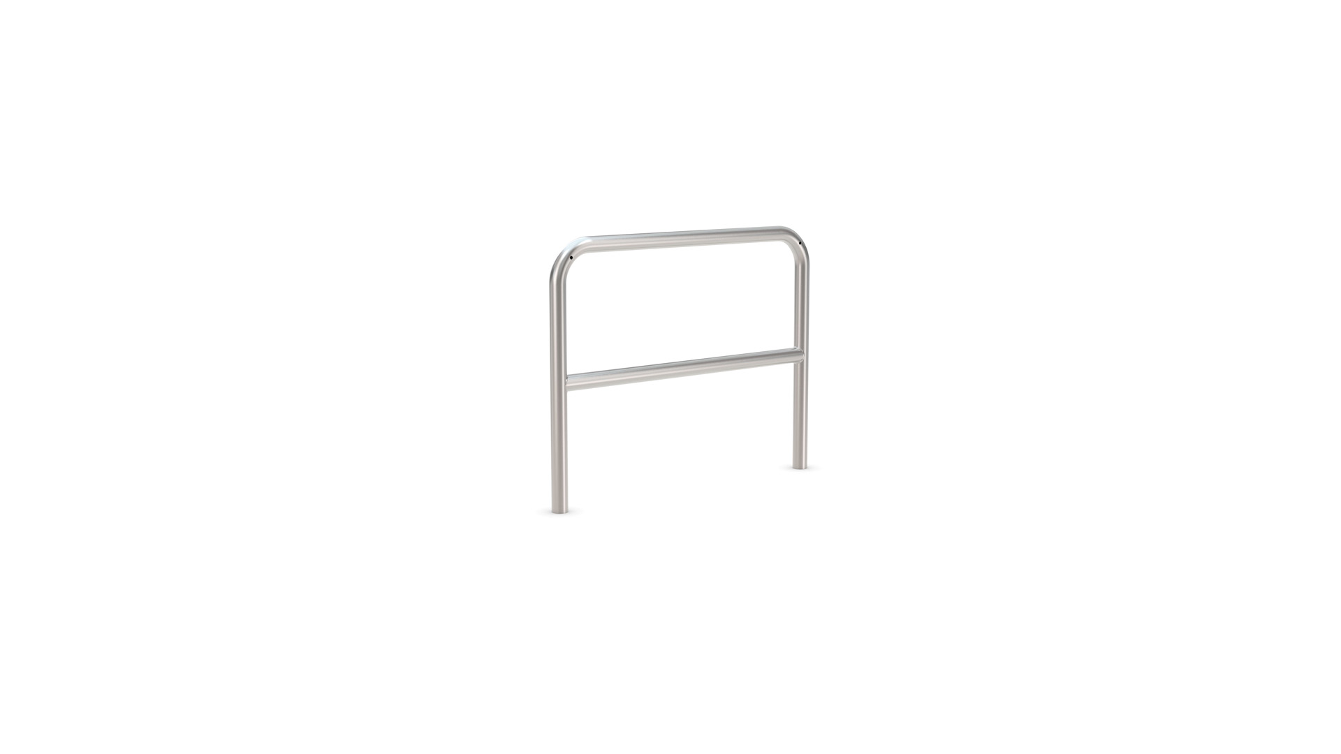 Fahrradbügel, Anlehnbügel - für 2 Fahrräder - Breite: 100 cm - Edelstahl