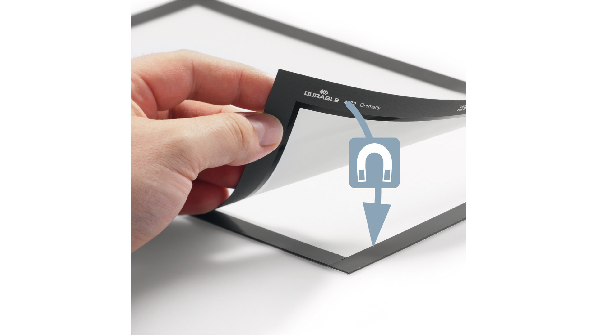 Inforahmen, selbstklebend, BxH 500x700 mm, silber, VE 2 Stück