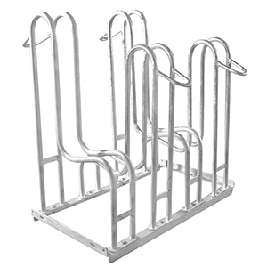 Fahrradständer - für 4 Fahrräder - Breite: 70 cm - verzinkt