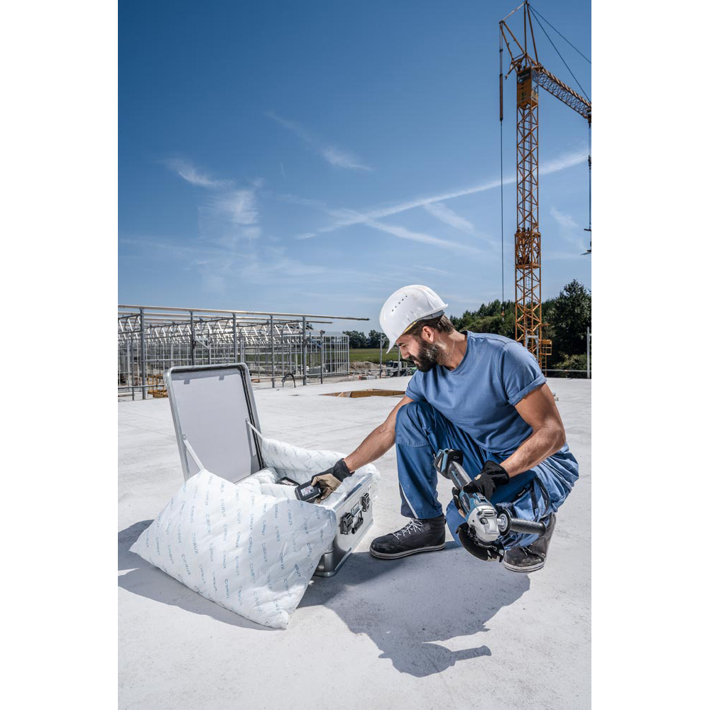 Alu Kiste, Lagerbox, Aluminium-Transportbox für Akkus,BxTxH 600x600x250 mm, Gewicht 11,5 kg