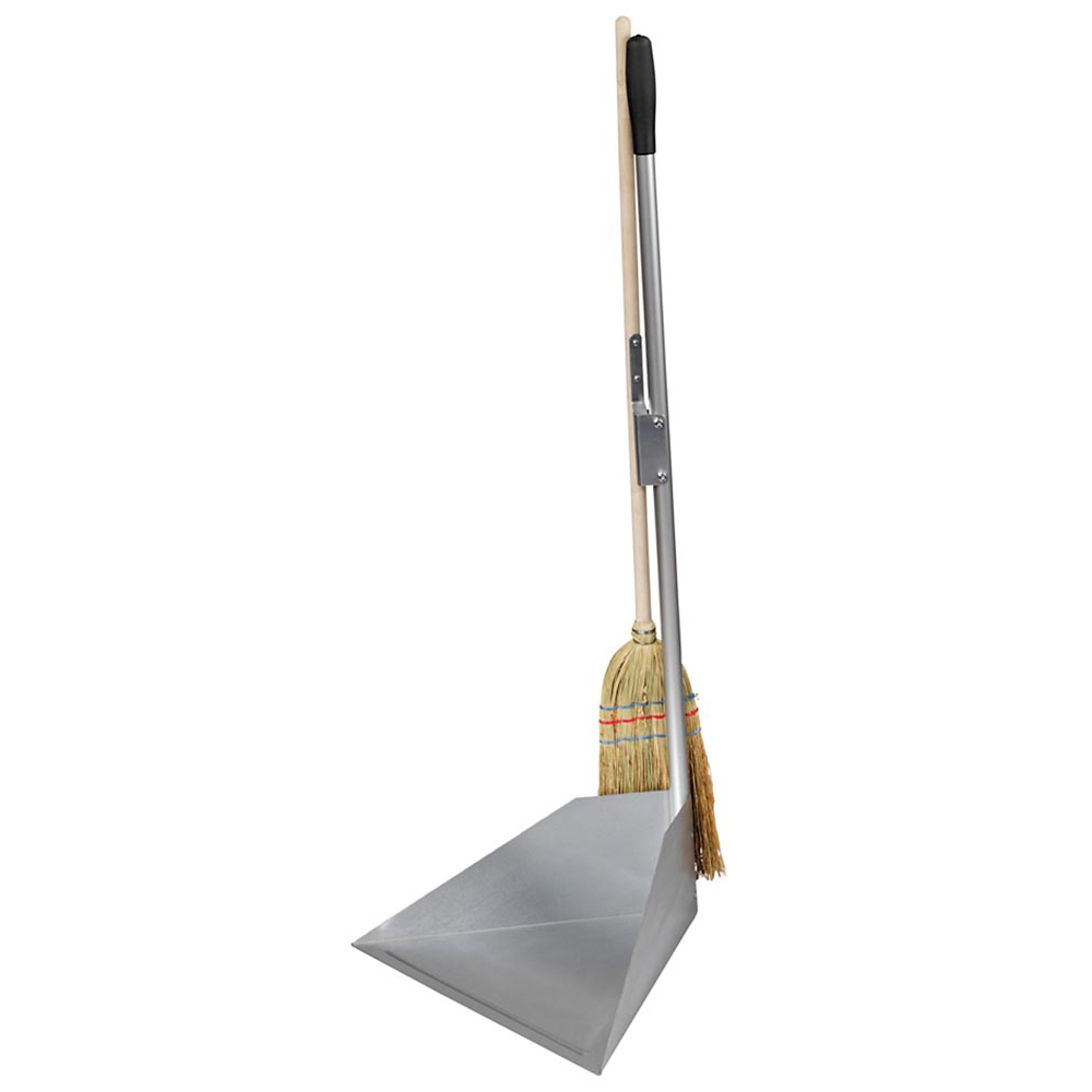 Standkehrschaufel mit Besen