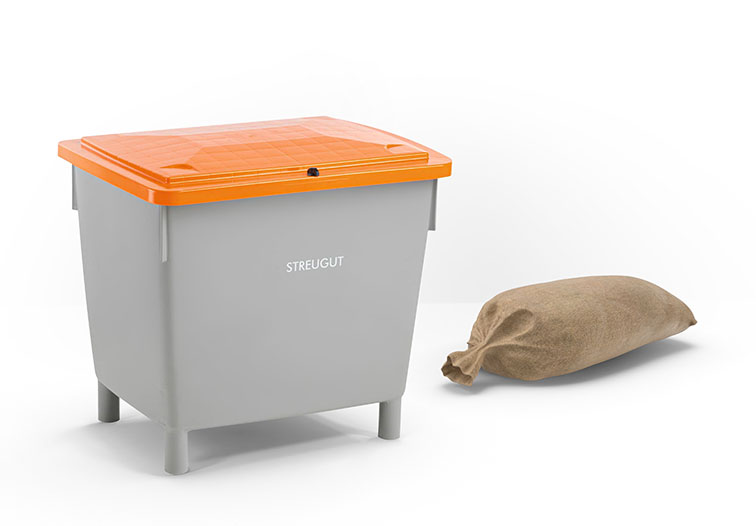 Streugutbehälter & Streuwagen