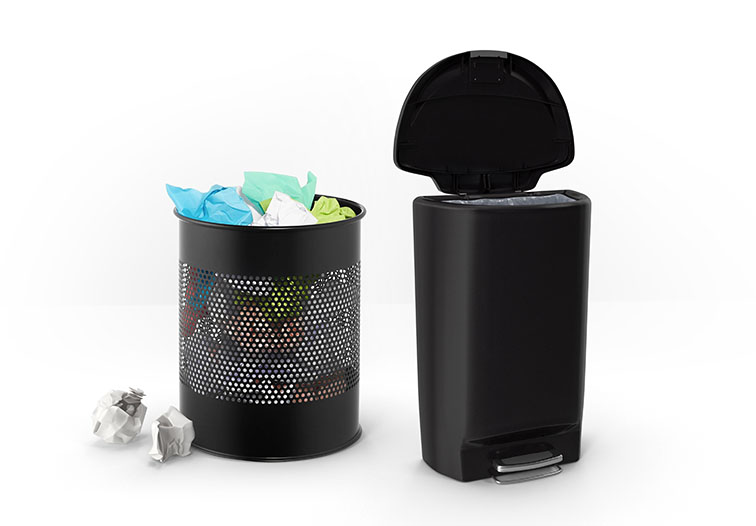 Abfalleimer, Mülleimer & Papierkörbe