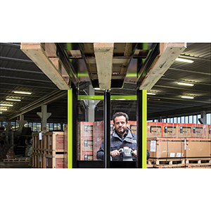 Hydraulikstapler, Elektrohydraulischer Stapler, mit Fahrantrieb, Traglast 1200 kg, Hubhöhe 2500 mm, inkl. AGM-Batterien