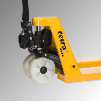 Hubwagen, Fetra - Handgabelhubwagen - Gabellänge 1.800 mm - Traglast 1.200 kg - Lenkräder Vollgummi