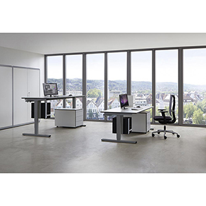 Schreibtisch, elektrisch höhenverstellbar