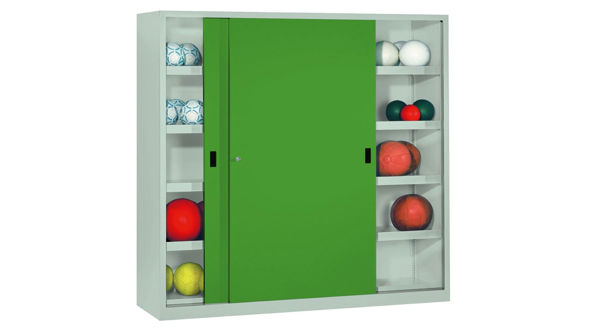 Schiebetürenschrank, Ballschrank