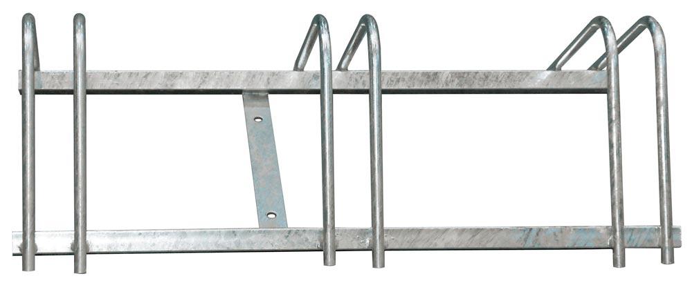 Fahrradständer Anbaumodul - für 3 Fahrräder - verzinkt