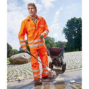 Reinigungswagen für Müllsäcke, mit Luftrad, BxTxH 370x500x1500 mm