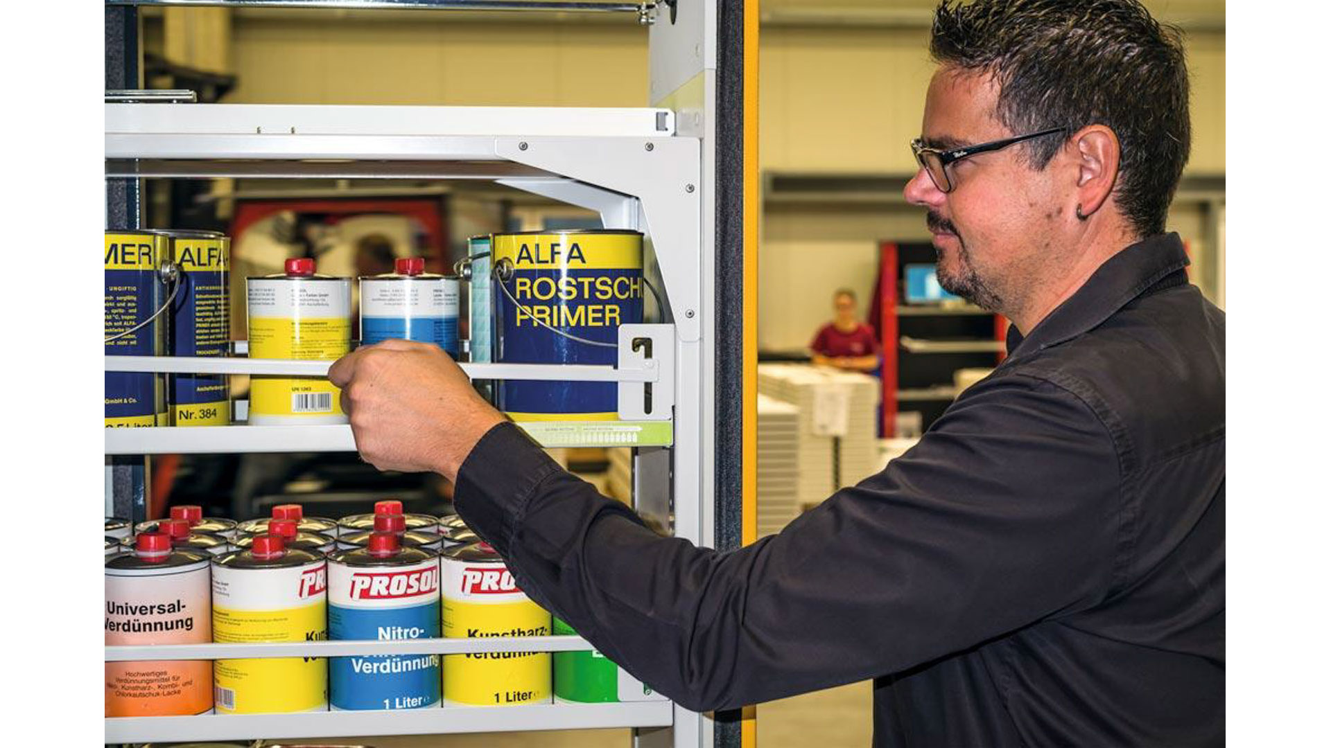 Reling-System aus Stahlblech