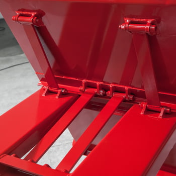 Muldenkippbehälter - Volumen 1.000,00 l - Traglast 1.200 kg - enzianblau