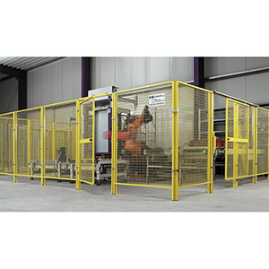 Anfangs-und Endpfosten für Maschinenschutzgitter