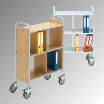 Fetra - Bürowagen - 150 kg - (BxT) 350 x 720 mm - 4 Fächer