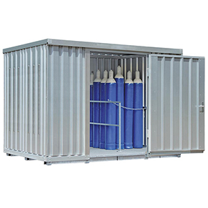 Gasflaschenlager, Gasflaschencontainer, Safe-Gasmagazin