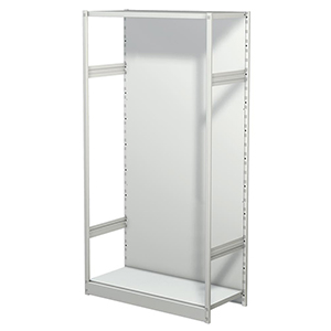 Aktenregal, Büroregal - Steckregal mit Rückwand