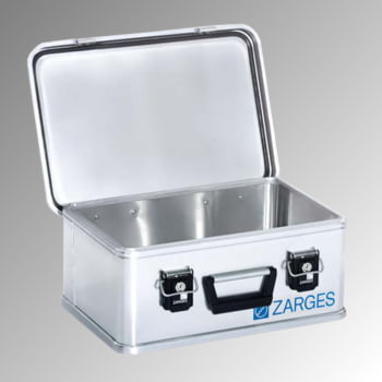 Zarges Box, Lagerbox, Alu Kiste - Aluminium - 24 l - Höhe 200 mm - Breite 500 mm - Tiefe 340 mm - Transportkiste