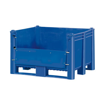 Palettenbox, lebensmittelecht - Wände und Boden geschlossen - Volumen 600 l
