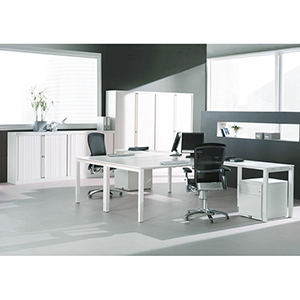 Rollladenschrank, BxTxH 800x430x1030 mm, 2 Böden, 2,5 OH, schwarz